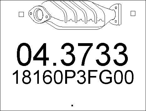 MTS 04.3733 - Катализатор autosila-amz.com