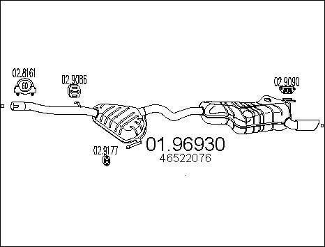 MTS 01.96930 - Глушитель выхлопных газов, конечный autosila-amz.com