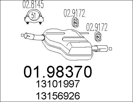 MTS 01.98370 - Глушитель выхлопных газов, конечный autosila-amz.com