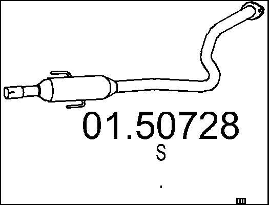 MTS 01.50728 - Средний глушитель выхлопных газов autosila-amz.com