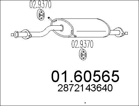 MTS 01.60565 - Глушитель выхлопных газов, конечный autosila-amz.com