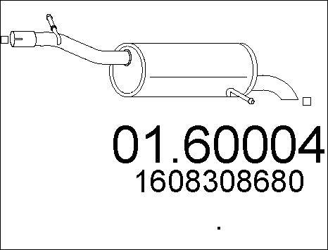 MTS 01.60004 - Глушитель выхлопных газов, конечный autosila-amz.com