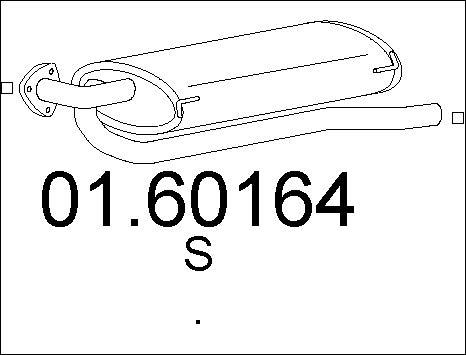 MTS 01.60164 - Глушитель выхлопных газов, конечный autosila-amz.com