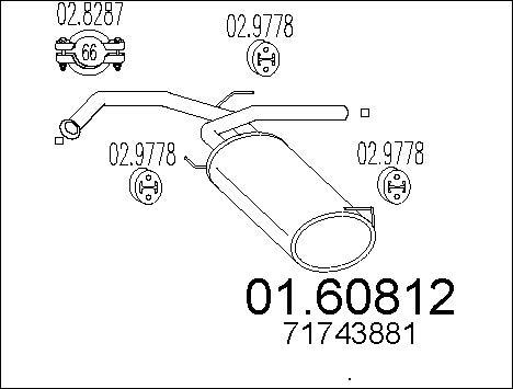 MTS 01.60812 - Глушитель выхлопных газов, конечный autosila-amz.com