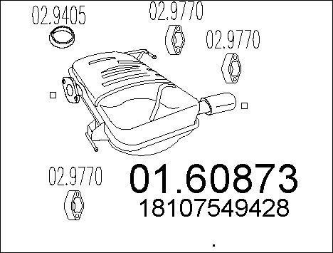 MTS 01.60873 - Глушитель выхлопных газов, конечный autosila-amz.com