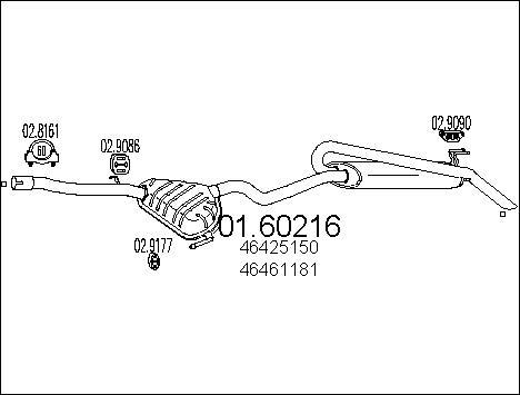 MTS 01.60216 - Глушитель выхлопных газов, конечный autosila-amz.com