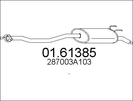 MTS 01.61385 - Глушитель выхлопных газов, конечный autosila-amz.com