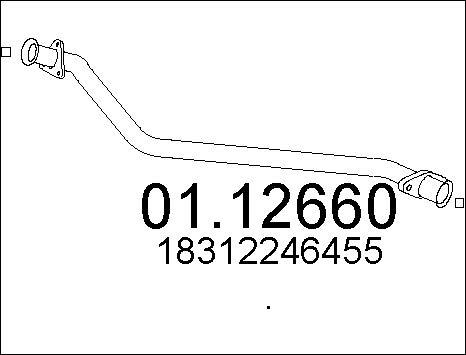 MTS 01.12660 - Труба выхлопного газа autosila-amz.com