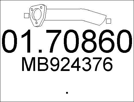 MTS 01.70860 - Труба выхлопного газа autosila-amz.com