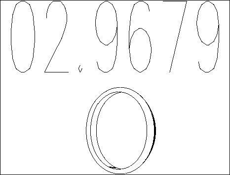 MTS 02.9679 - Прокладка, труба выхлопного газа autosila-amz.com