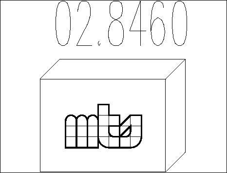 MTS 02.8460 - Монтажный комплект, глушитель autosila-amz.com
