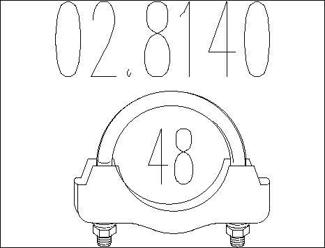 MTS 02.8140 - Соединительные элементы, система выпуска autosila-amz.com