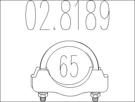 MTS 02.8189 - Соединительные элементы, система выпуска autosila-amz.com