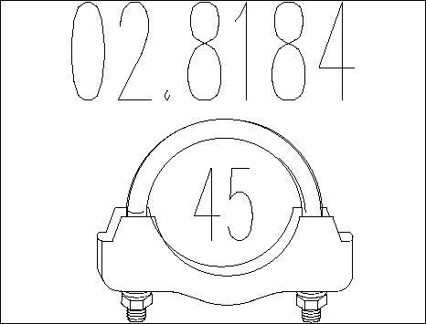 MTS 02.8184 - Соединительные элементы, система выпуска autosila-amz.com