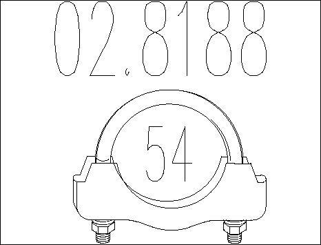 MTS 02.8188 - Соединительные элементы, система выпуска autosila-amz.com