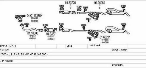 MTS C100015012721 - Система выпуска ОГ autosila-amz.com