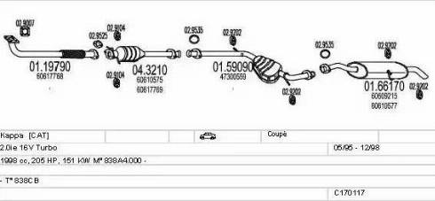 MTS C170117009620 - Система выпуска ОГ autosila-amz.com