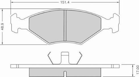 TRW RCPT02070 - Тормозные колодки, дисковые, комплект autosila-amz.com