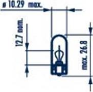 Narva 170593000 - Лампа накаливания, страховочное освещение двери autosila-amz.com