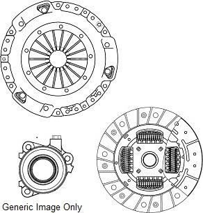 National CK9797-37 - Комплект сцепления autosila-amz.com