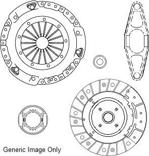 NATIONAL CK10335 - Комплект сцепления autosila-amz.com