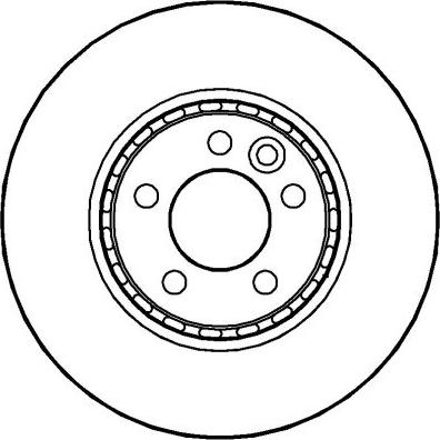 Delphi BG3503 - Тормозной диск autosila-amz.com