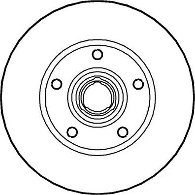 National NBD445 - Тормозной диск autosila-amz.com