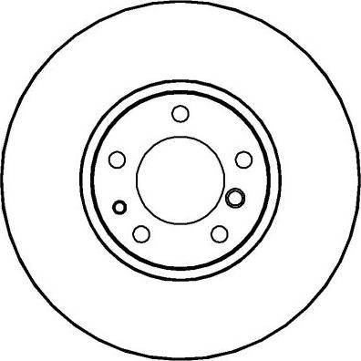 Eurobrake 5815201532 - Тормозной диск autosila-amz.com