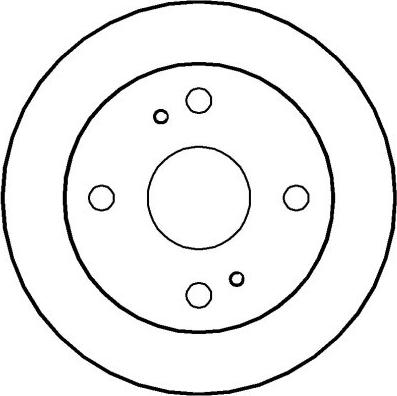 Akebono BN-1346 - Тормозной диск autosila-amz.com
