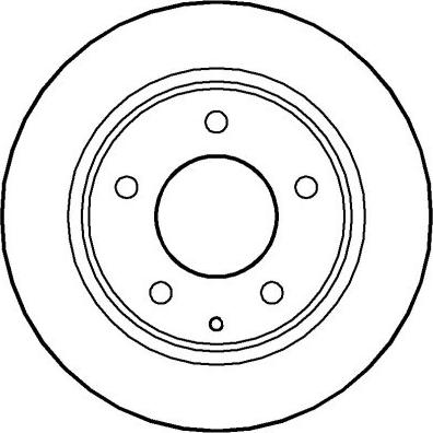 National NBD525 - Тормозной диск autosila-amz.com