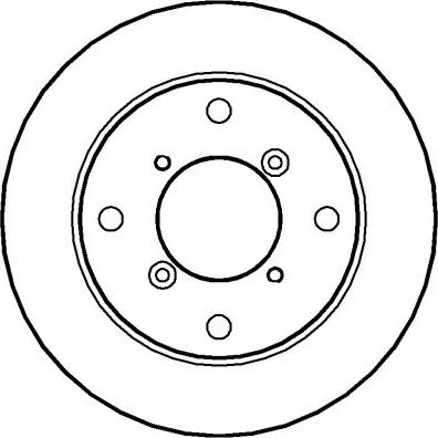 National NBD692 - Тормозной диск autosila-amz.com