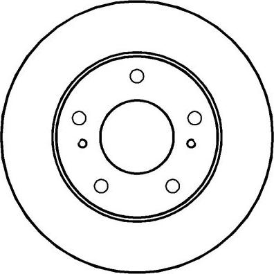 Lucas Electrical DF3122 - Тормозной диск autosila-amz.com