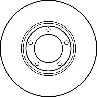 National NBD097 - Тормозной диск autosila-amz.com
