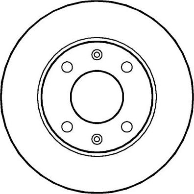 National NBD046 - Тормозной диск autosila-amz.com