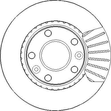 MDR MFD-2032 - Тормозной диск autosila-amz.com