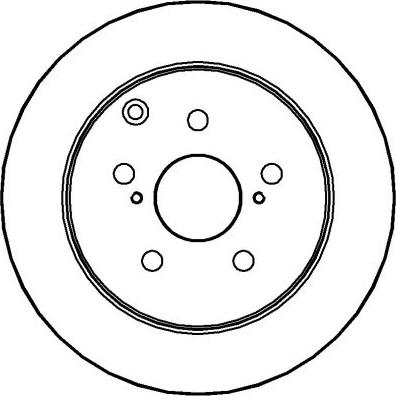 National NBD1454 - Тормозной диск autosila-amz.com
