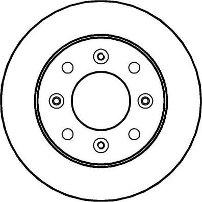 National NBD1436 - Тормозной диск autosila-amz.com