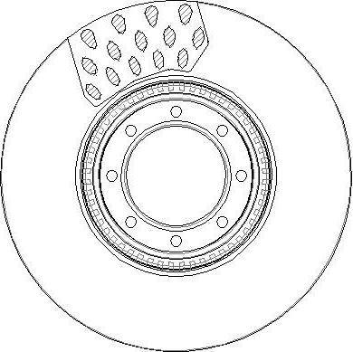 Delphi BG4102 - Тормозной диск autosila-amz.com