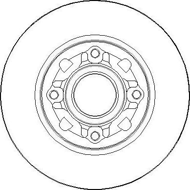 NK BS7206LS - Тормозной диск autosila-amz.com