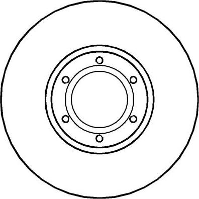 National NBD1001 - Тормозной диск autosila-amz.com