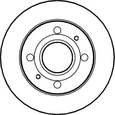 National NBD1038 - Тормозной диск autosila-amz.com