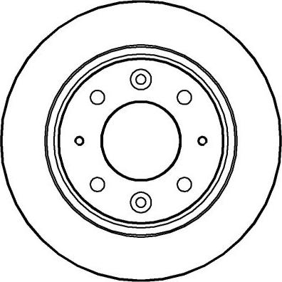 CAR ADG04336 - Тормозной диск autosila-amz.com