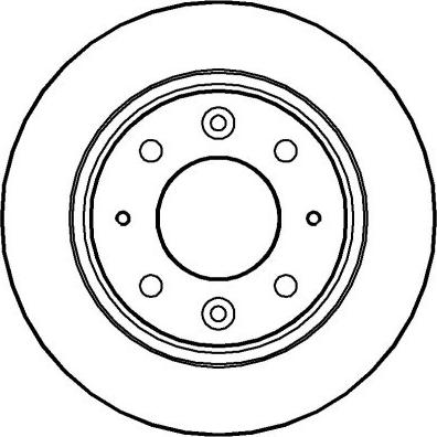 Delphi BG3336 - Тормозной диск autosila-amz.com