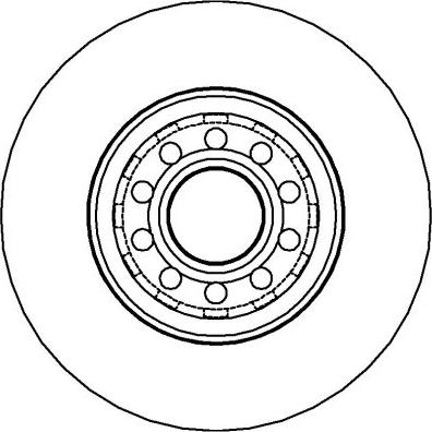 National NBD1151 - Тормозной диск autosila-amz.com