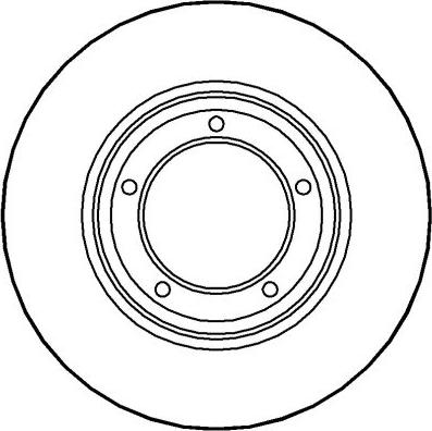 National NBD112 - Тормозной диск autosila-amz.com