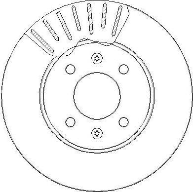 National NBD1893 - Тормозной диск autosila-amz.com