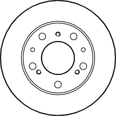 National NBD181 - Тормозной диск autosila-amz.com