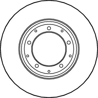 National NBD1363 - Тормозной диск autosila-amz.com