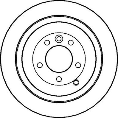 Delphi BG3925 - Тормозной диск autosila-amz.com