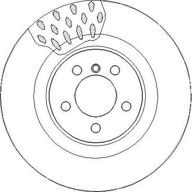 Blue Print ADJ134314 - Тормозной диск autosila-amz.com